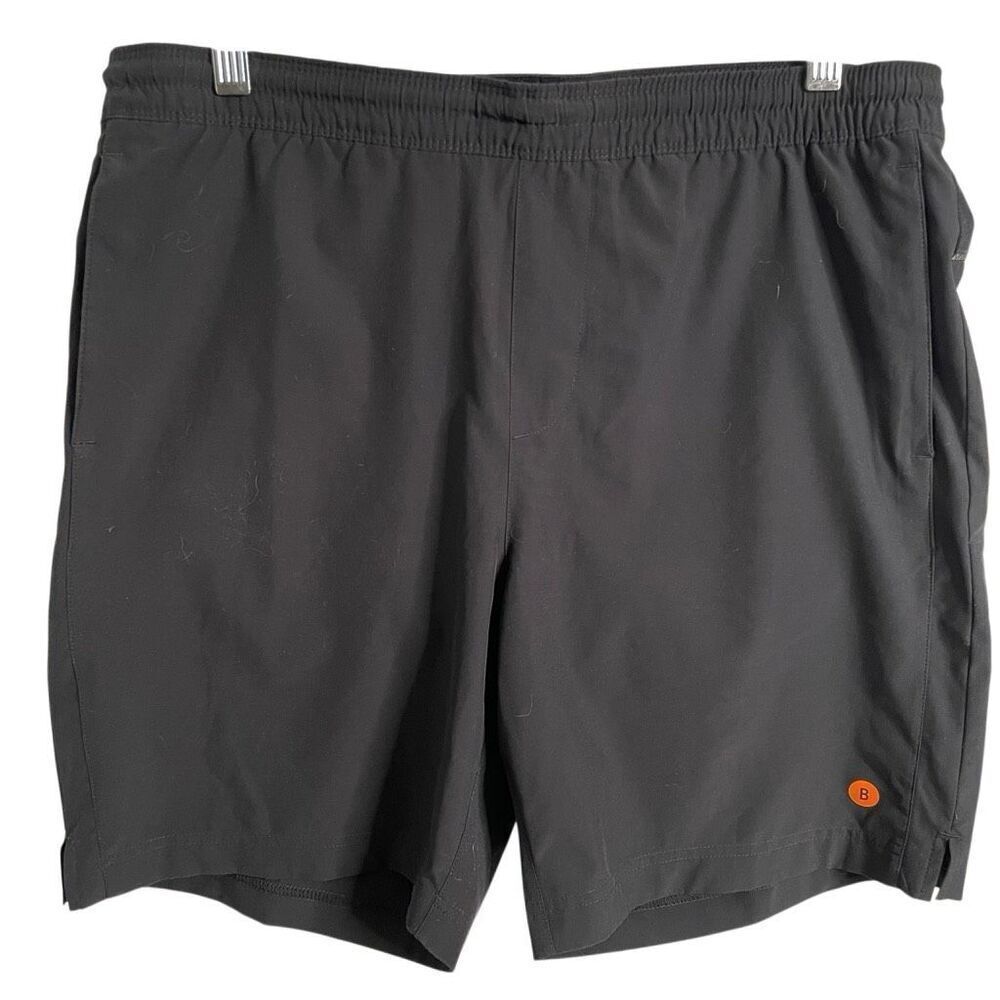 Bonobos Mens Goodsport Shorts 30 Athletic Black Stretch Lined Drawstring Waist